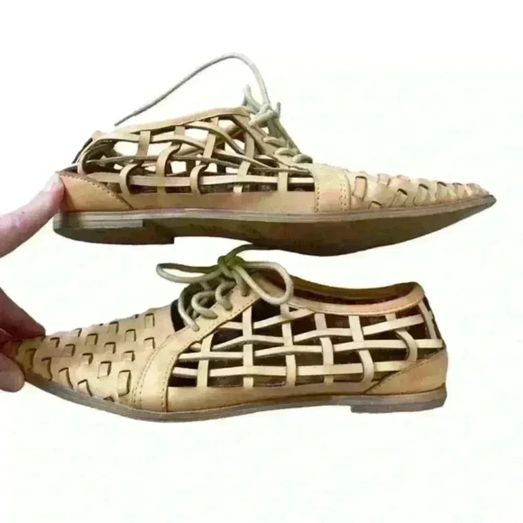 COCONUTS BY MATISSE Gimlet‎ Woven Lace Up Oxfords Size 7.5 - Picture 9 of 9